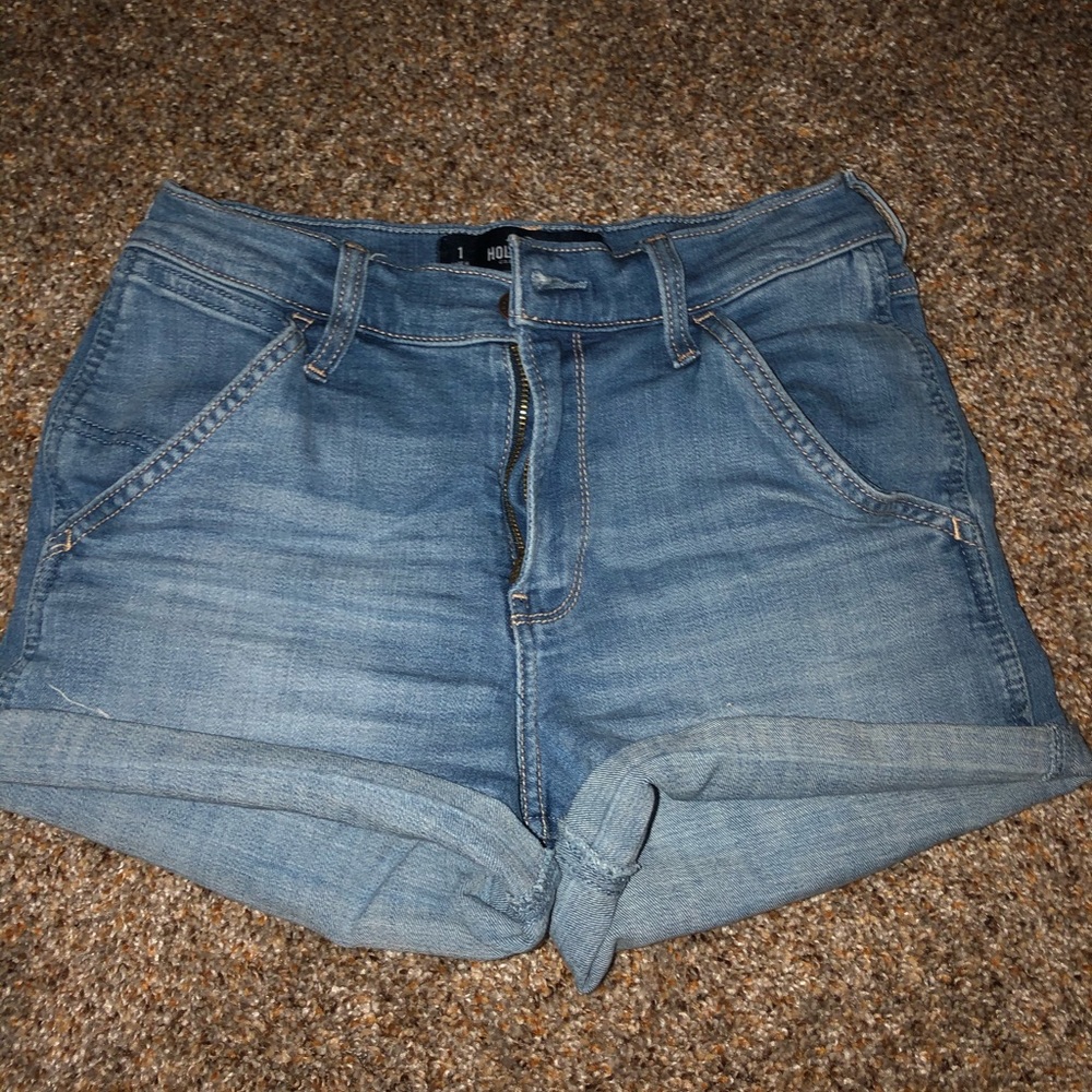 Hollister Blue Jean Shorts